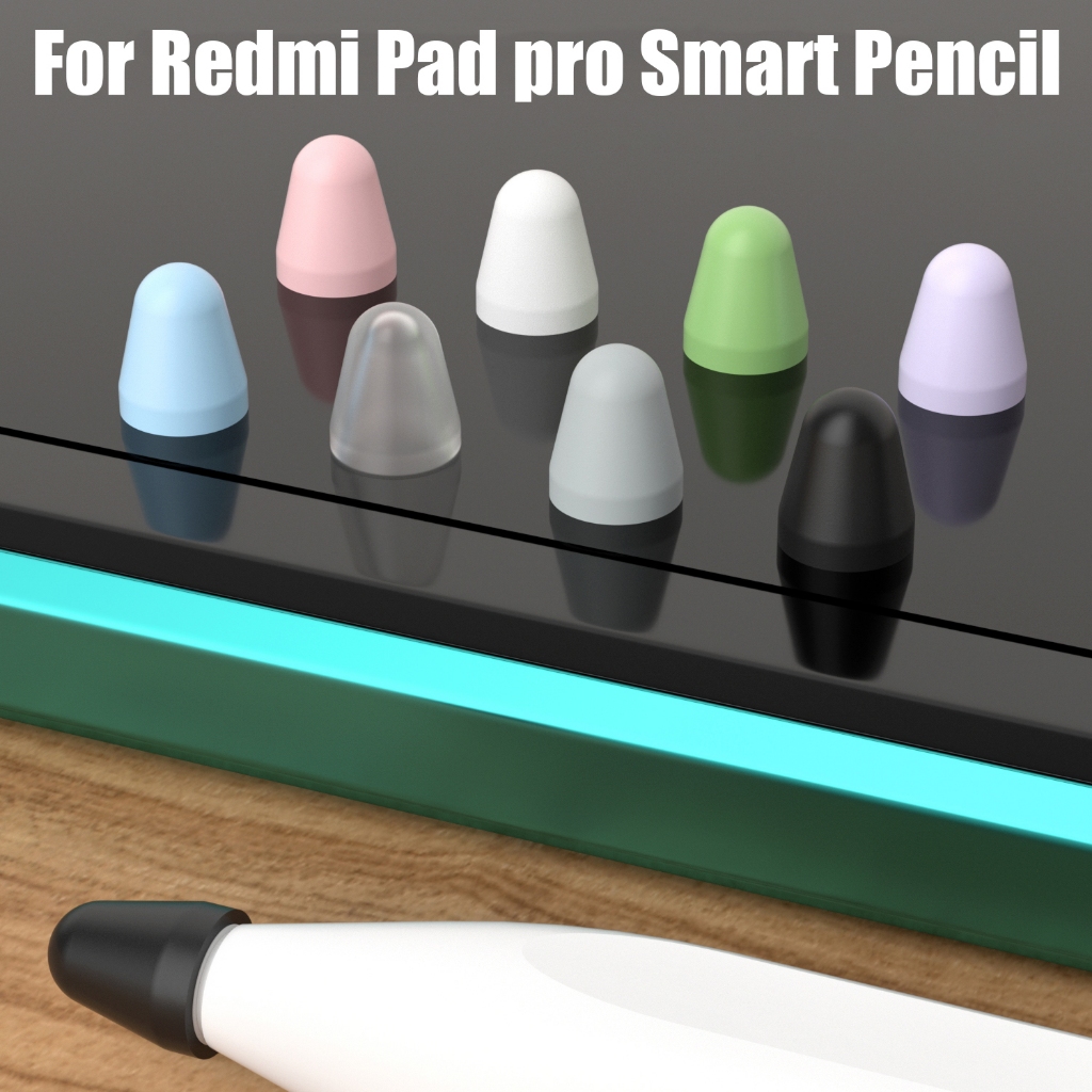 8pcs ซิลิโคน Nib สําหรับ Redmi Pad Pro สมาร์ทปากกา Nib ฝาครอบ Protector เปลี่ยนสําหรับ Redmi Pad Pro ปากกาสไตลัสปลายแขนป้องกัน