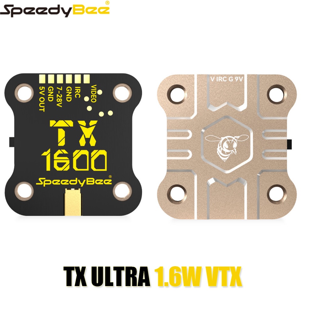 SpeedyBee TX ULTRA 5.8 Ghz 1600mW 1.6W 48CH VTX เครื่องส่งสัญญาณวิดีโอ PIT/25-1.6W CNC shell สําหรับ