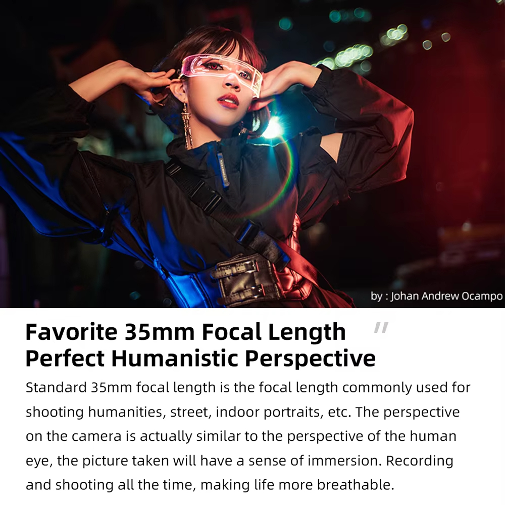 7artisans 35mm F1.4 III Full frame Manual focus prime เลนส์สําหรับ E/EOS-R/Z/L