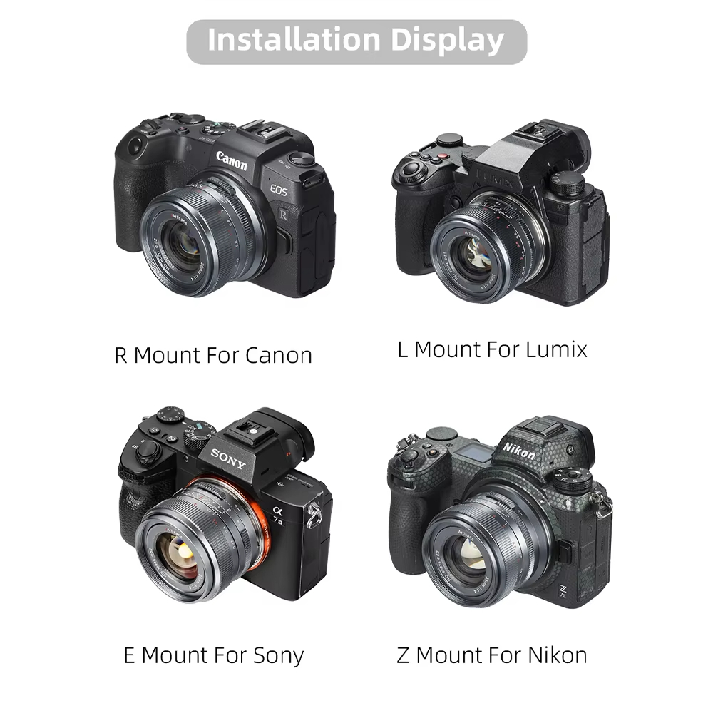 7artisans 35mm F1.4 III Full frame Manual focus prime เลนส์สําหรับ E/EOS-R/Z/L