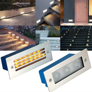 Ip65 กันน้ํา LED Step บันไดกลางแจ้ง LED Step โคมไฟติดผนังสปอ…