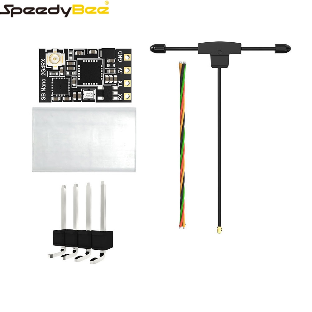 SpeedyBee Nano 2.4GHz / 915MHz ExpressLRS ELRS Receiver สําหรับ FPV Freestyle Long Range Drones DIY 