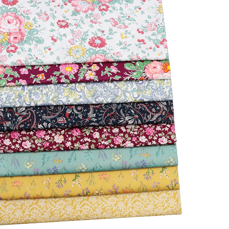 ผ้าฝ้าย 100% ผ้า DIY ลายดอกไม้วินเทจ Paisley สําหรับเด็ก (Kain)