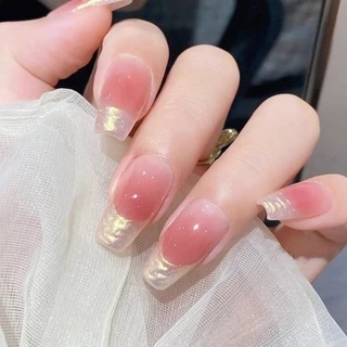 Rou Bao Nail Sunset Blusher Aurora Powder Dreamy Mermaid Magic Mirror Powder Girly Nails Art DIY ตกแต่ง