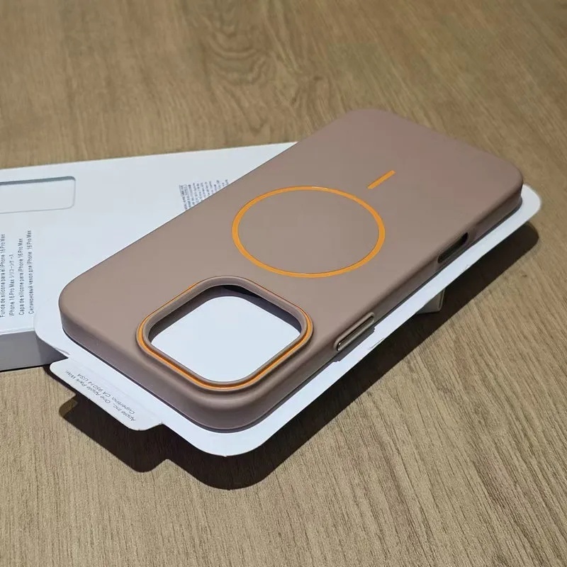 เคสแม่เหล็กพีซีบางเฉียบ N52 ปลอกปุ่มโลหะแม่เหล็กที่แข็งแกร่งสําหรับ ไอโฟน 16 15 14 13 12 มือโปร สูงสุด บวก ป้องกันการหล่นป้องกันฮาร์ดปกหลัง
