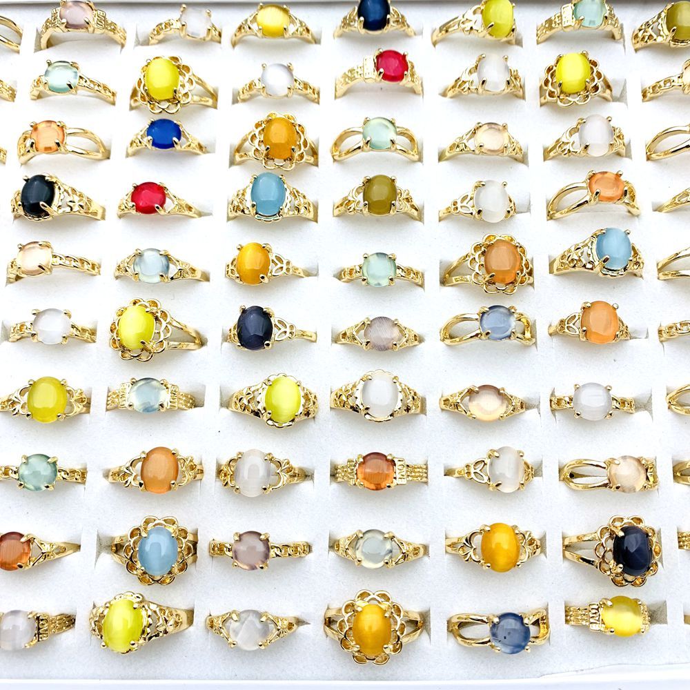 20ชิ้นเงินซินซินแหวนสําหรับผู้หญิง พลอยเทียม ดอกไม้ที่มีสีสันและผีเสื้อแฟชั่นเครื่องประดับอุปกรณ์เสริมขนาดปรับ