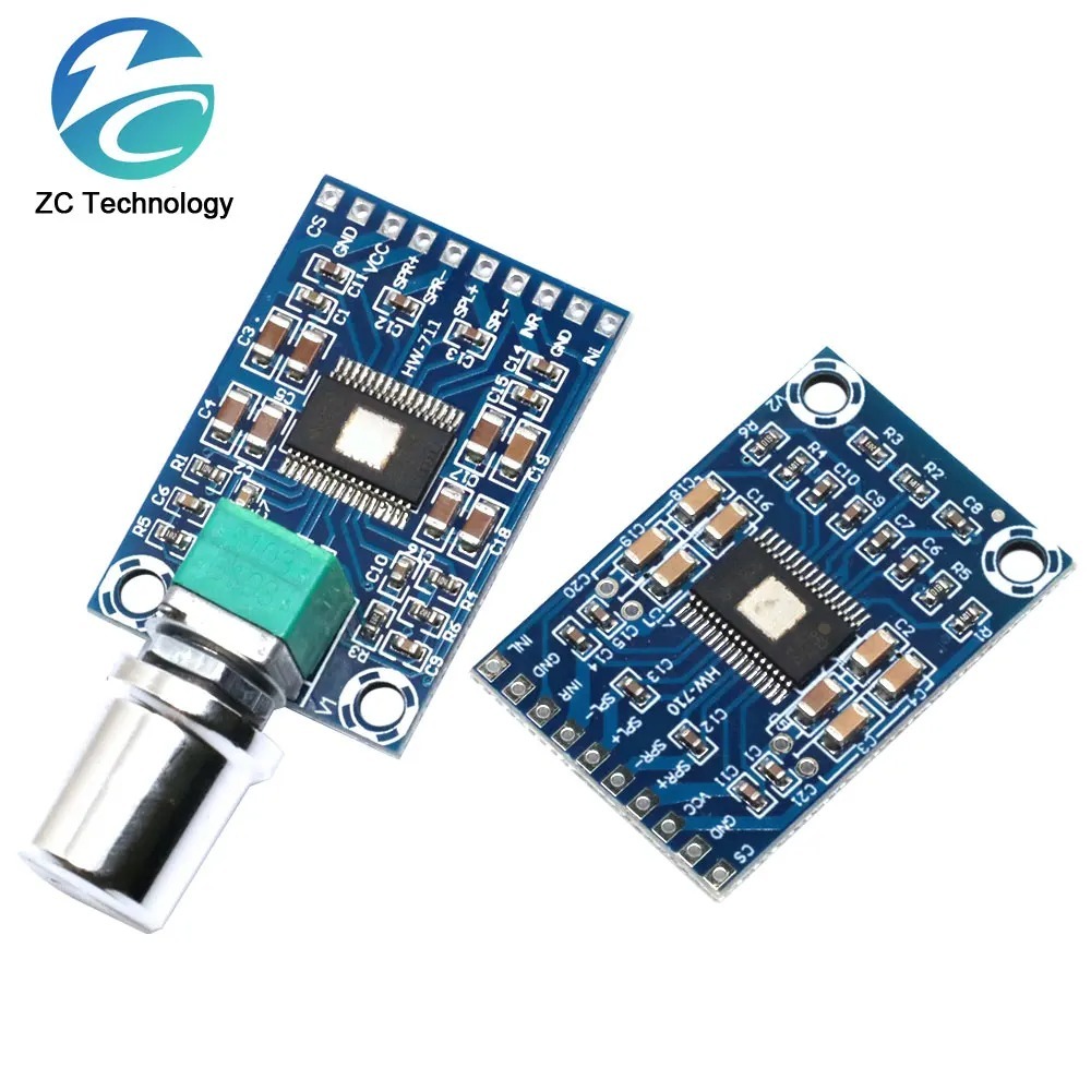 Dc 12V-24V 2x50W Dual Channel Mini Digital D Class 50W+50W TPA3116D2 TPA3116 XH-M562 เครื่องขยายเสียง