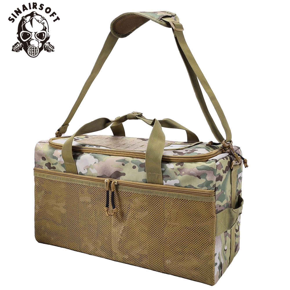 Sinairsoft Outdoor Multi functional Camping Storage Bag Outdoor Tool Kit Storage Box Large Capacity Handbag Equipment Bag