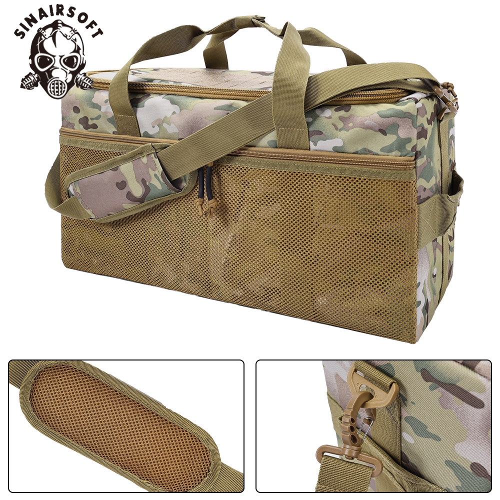 Sinairsoft Outdoor Multi functional Camping Storage Bag Outdoor Tool Kit Storage Box Large Capacity Handbag Equipment Bag - รูปที่ 4