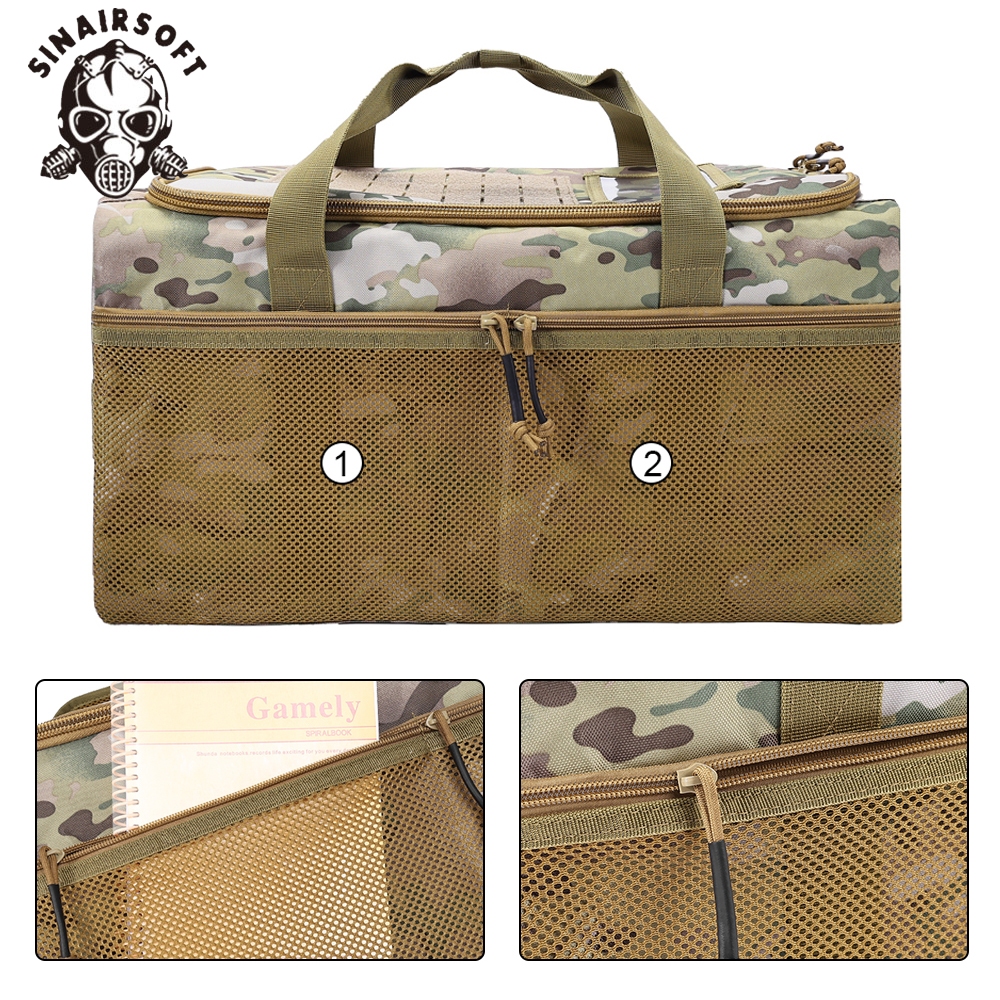 Sinairsoft Outdoor Multi functional Camping Storage Bag Outdoor Tool Kit Storage Box Large Capacity Handbag Equipment Bag - รูปที่ 5