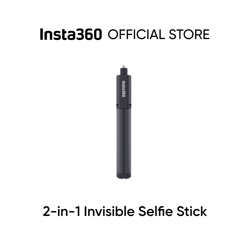 Insta360 2-in-1 ไม้เซลฟี่ที่มองไม่เห็น + ขาตั้งกล้องสําหรับ Insta360 Ace/Ace Pro, X3, ONE RS, ONE X2, ONE R, GO2