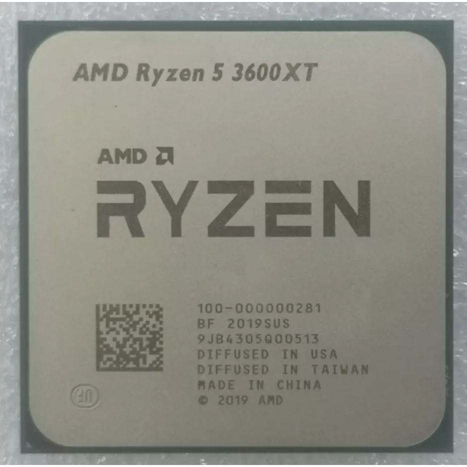 Ryzen 5 3600XT ซ็อกเก็ตเดสก์ท็อป AM4 6-core L3 -32MB โปรเซสเซอร์ CPU R5 3600XT