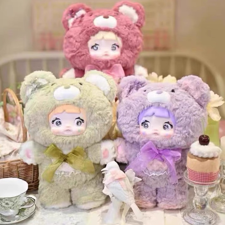 ส่งภายใน 24 ชั่วโมง Nommi 400% ตุ๊กตาไซส์ใหญ่ Good Night Bear Blind Box ของแท้100% ลุ้นซีเคร็ท น้องน่ารักน่ากอด