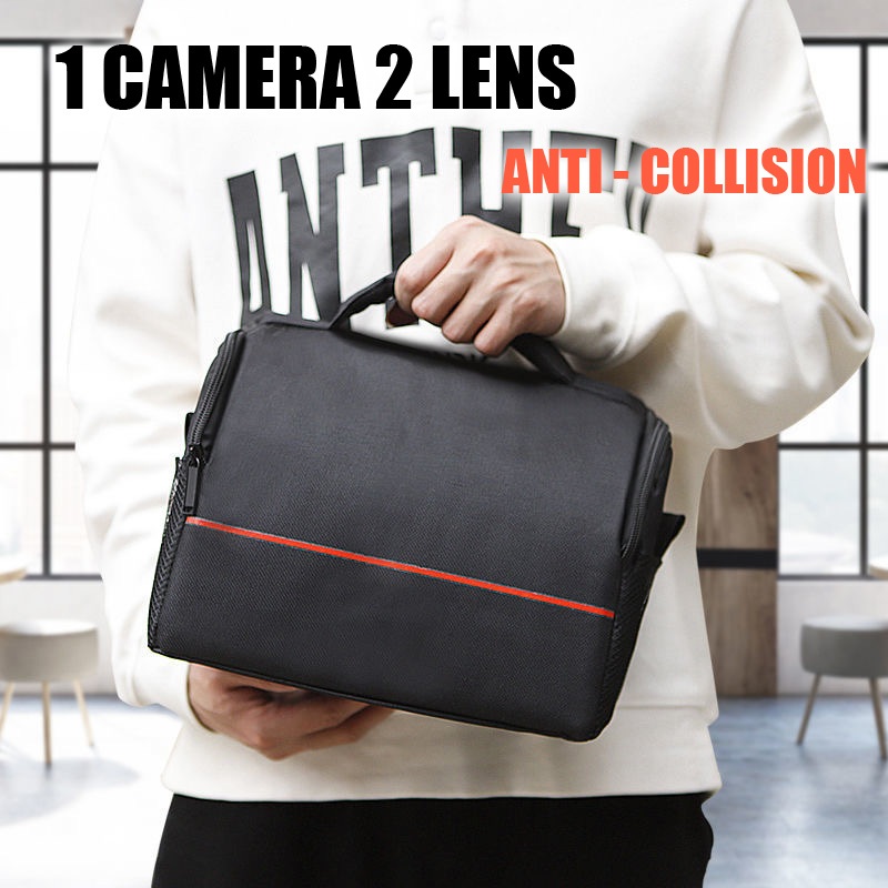 Portable Camera bag แบบพกพา สายคล้องไหล่ กระเป๋ากล้อง กันน้ํา กันฝน กลางแจ้ง กระเป๋าเป้สะพายหลัง