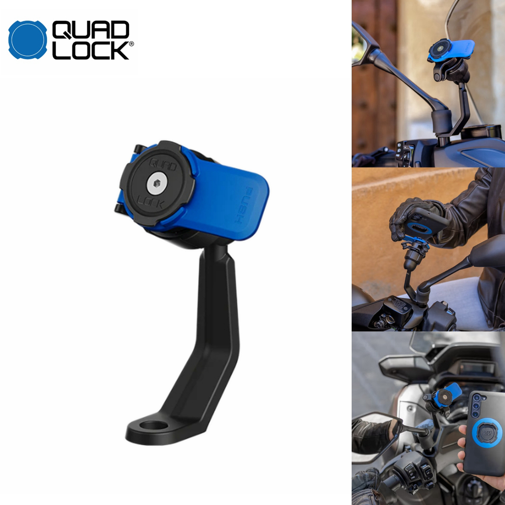 Quad Lock Mounts Scooter/Motorcycle - ที่วางโทรศัพท์ Mirror Stem mount