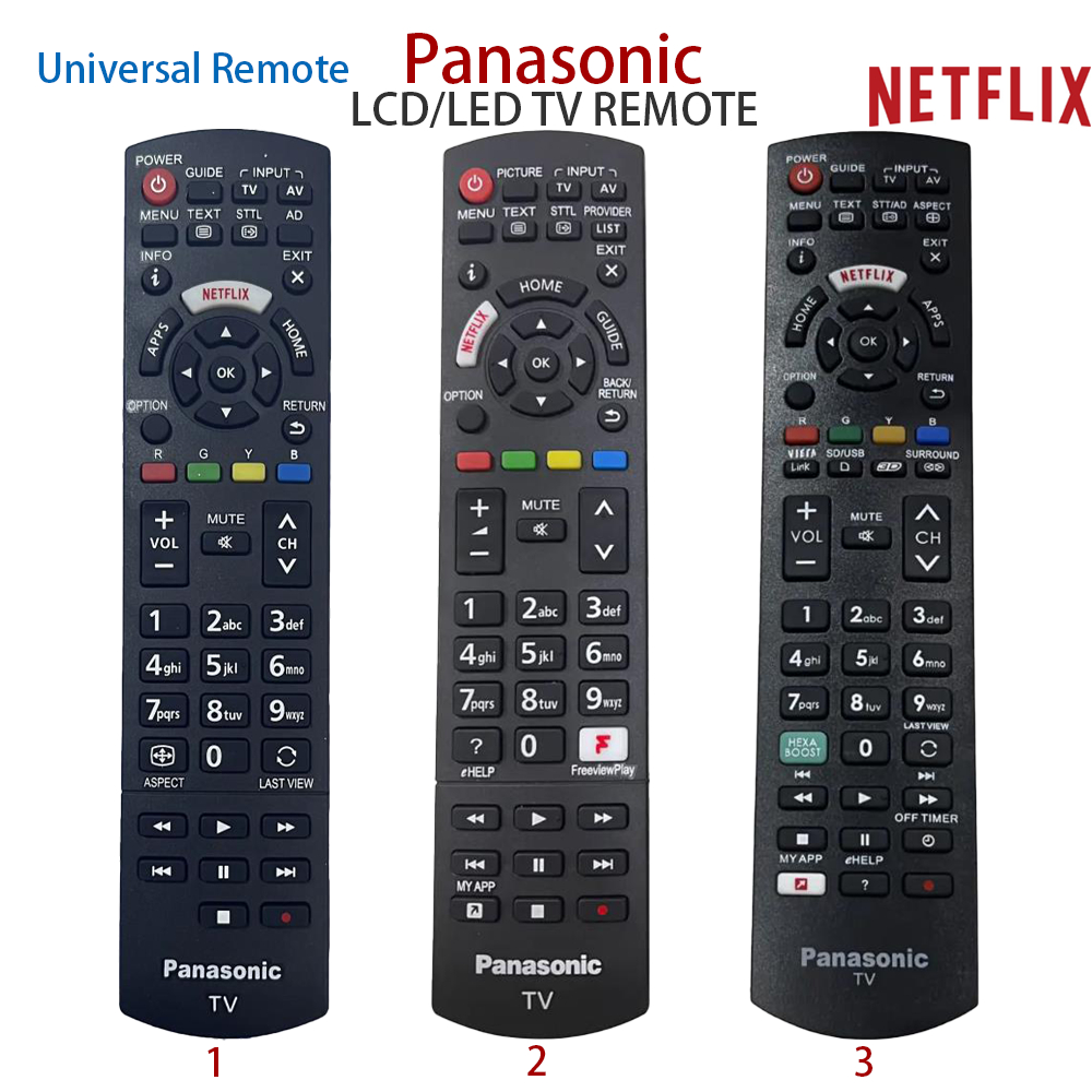 Remote รีโมททีวี Panasonic,รีโมท Panasonic Smart/LCD TV Universal (ของแท้ 100%) RM-L1378 RM-L1268