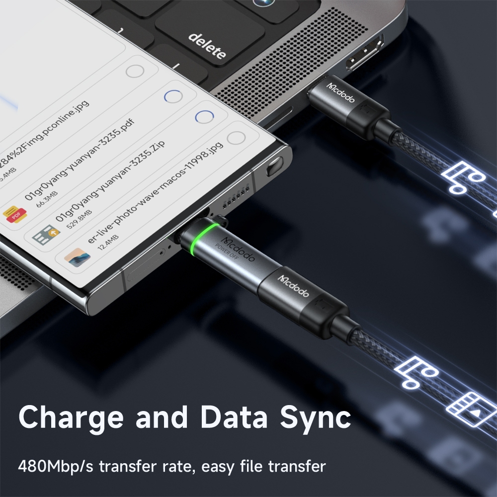 Mcdodo ปิดเครื่องอัตโนมัติ PD adapter C to C 100W (ปิดอัตโนมัติ PD adapter L to C 60W) ปิดเครื่องอัตโนมัติ PD adapter C to L 36W CA-245 259 601 - รูปที่ 3