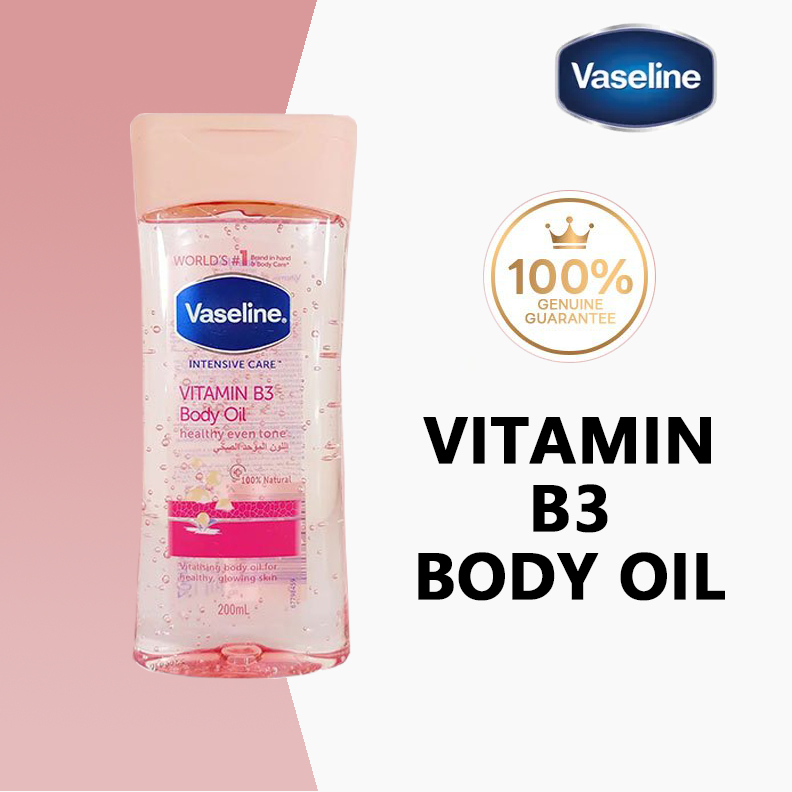 Vaseline Body Oil Rose Plant Essence Body Lotion Moist 200ml,heals ผิวแห้งเพื่อความกระจ่างใสที่เปล่งประกายด้วยความชุ่มชื่นที่ไม่มันเยิ้ม อุดมสมบูรณ์