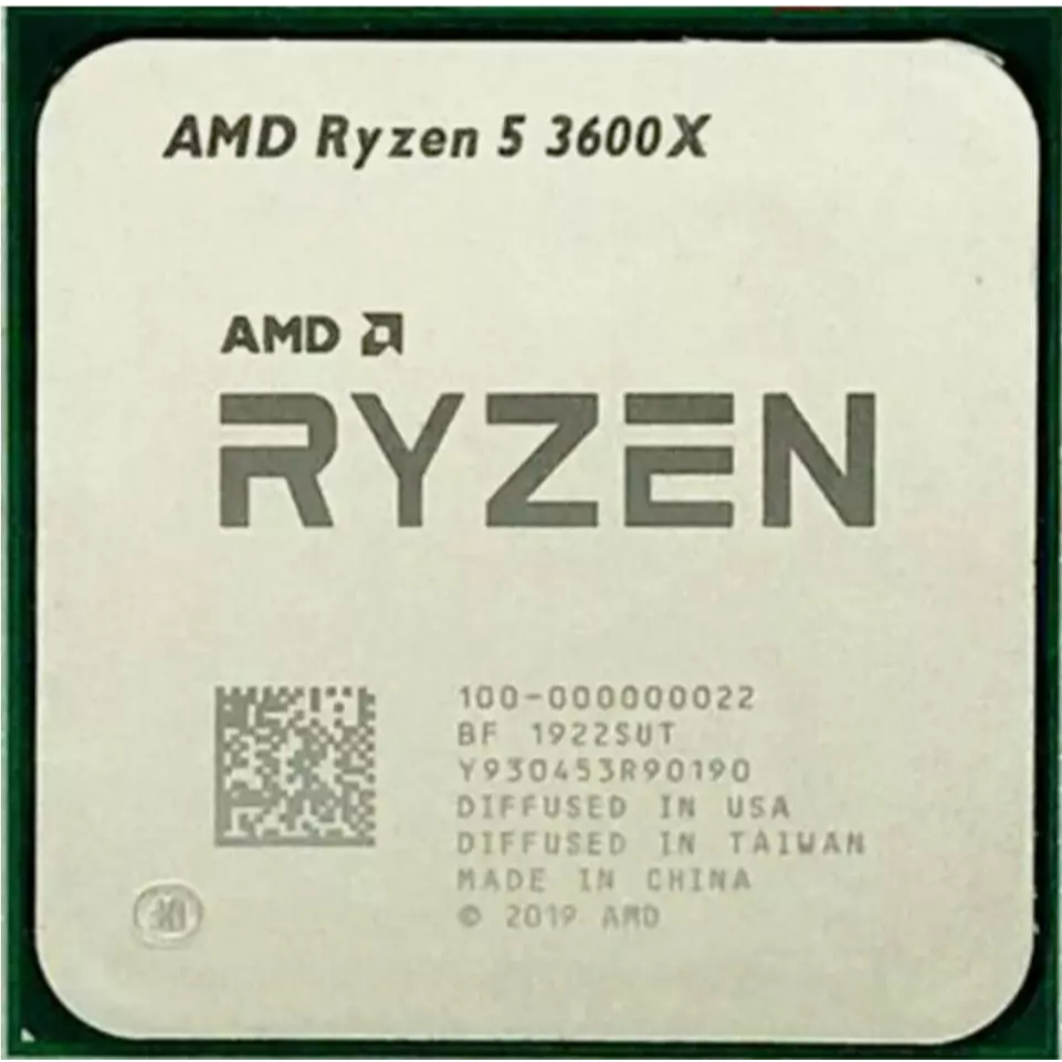 Ryzen 5 3600X 3.8 GHz(4.4 GHz Turbo) โปรเซสเซอร์ CPU เดสก์ท็อป 6-Core AM4 3rd R5