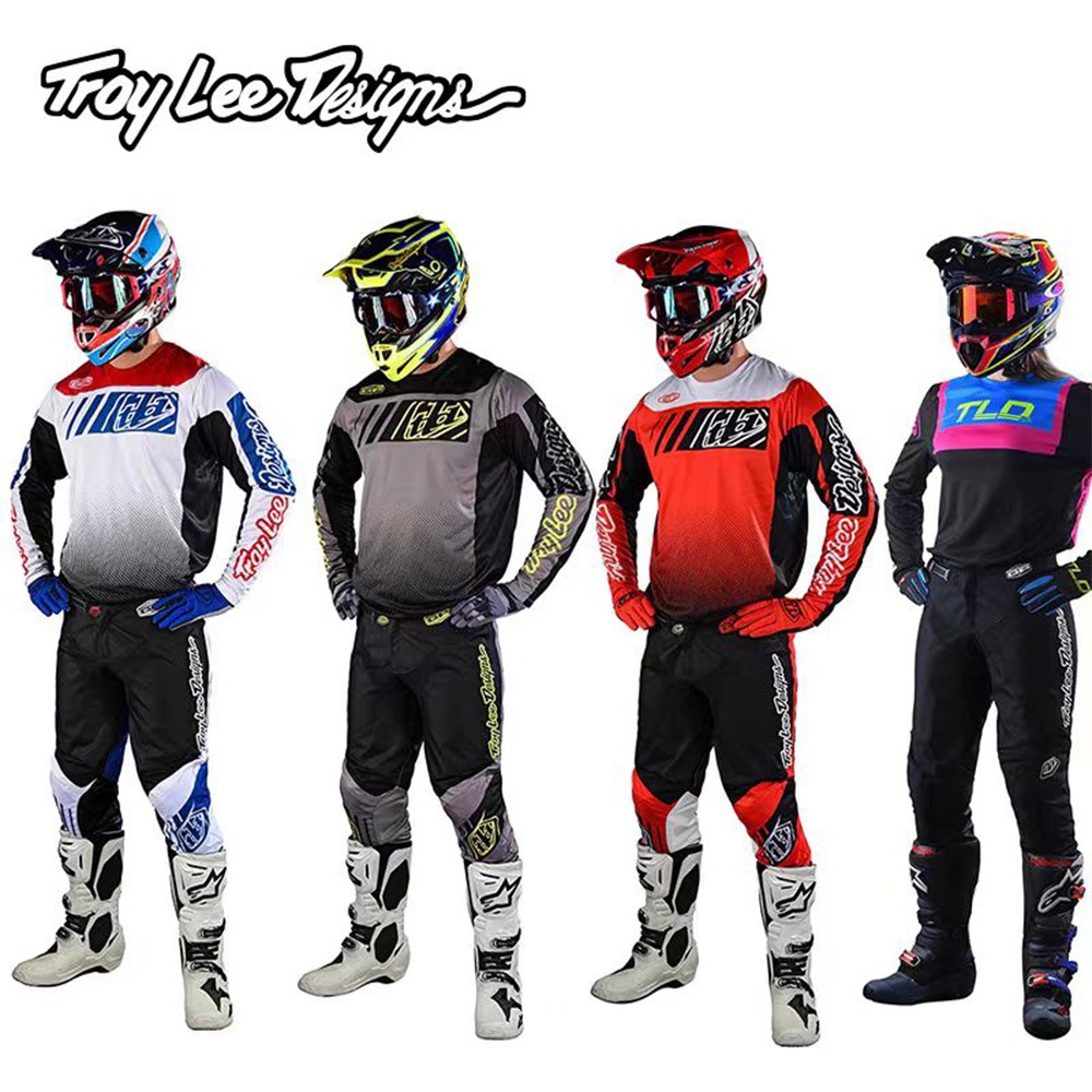 2025 Troy Lee Designs Gear Set ชุดเสื้อเจอร์ซีย์นักปั่นวิบาก TLD MX Off Road Motorcycle and Pants Set