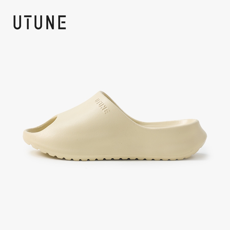 【New Arrival】UTUNE ผู้หญิงหนา soled EVA รองเท้าแตะ Sporty กลางแจ้งสบายๆแบนลื่นรองเท้าแตะ Unisex