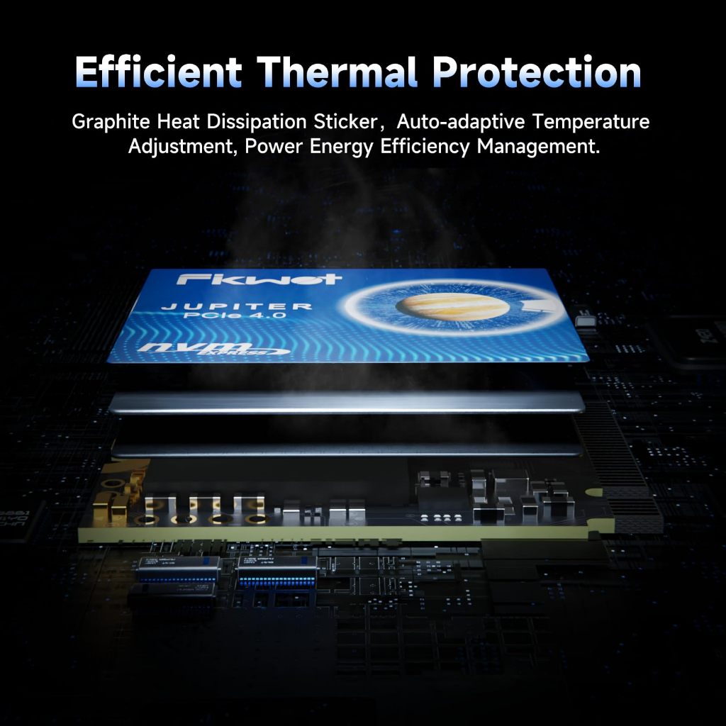 Fikwot FX953 M.2 2230 PCIe Gen4 NVMe SSD, ความเร็วอ่านสูงสุด 5000MB/s, ความเร็วเขียน 4500MB/s, รองรับ Steam Deck, Asus ROG Ally, Microsoft Surface Pro