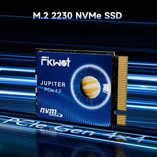 Fikwot FX953 M.2 2230 PCIe Gen4 NVMe SSD, ความเร็วอ่านสูงสุด 5000MB/s, ความเร็วเขียน 4500MB/s, รองรับ Steam Deck, Asus ROG Ally, Microsoft Surface Pro