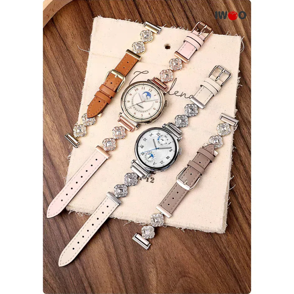 18/20/22 มม.สําหรับนาฬิกา Huawei gt6/gt5/gt5 pro/gt4 41 มม./gt3/gt2 42mm46 มม.สายคล้องคอสุภาพสตรี