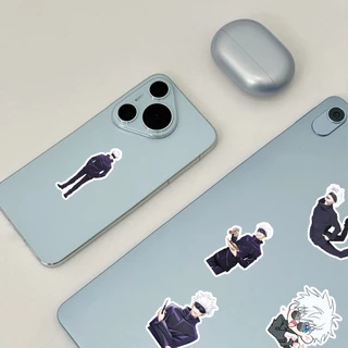 50 ชิ้น Cool Jujutsu Kaisen Satoru Gojo ญี่ปุ่นอะนิเมะ Graffiti สติกเกอร์กันน้ํา DIY สําหรับเคสโทรศัพท์แล็ปท็อปหมวกกันน็อครถสติกเกอร์ Creative Home Decal
