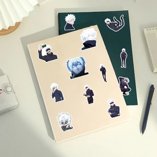 50 ชิ้น Cool Jujutsu Kaisen Satoru Gojo ญี่ปุ่นอะนิเมะ Graffiti สติกเกอร์กันน้ํา DIY สําหรับเคสโทรศัพท์แล็ปท็อปหมวกกันน็อครถสติกเกอร์ Creative Home Decal