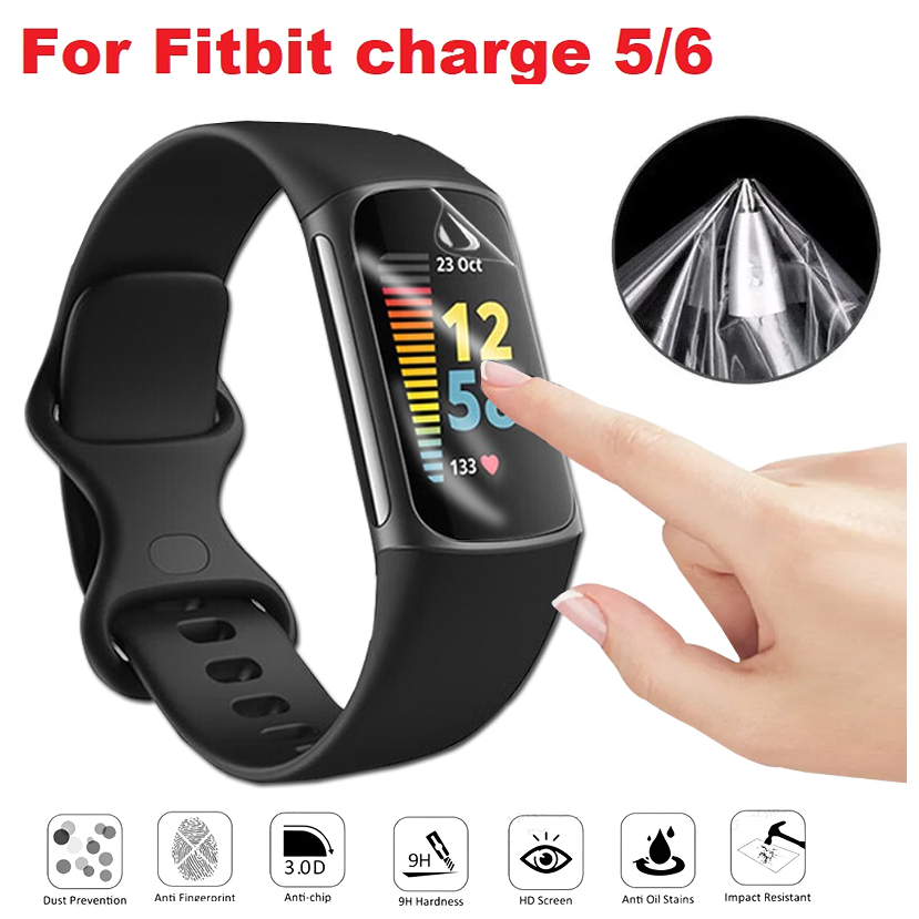 ฟิล์มไฮโดรเจลสําหรับ Compatible For Fitbit Charge 6 ฟิล์ม ป้องกันหน้าจอสําหรับ Fitbit Charge 5 ฟิล์ม Fitbit Charge 3 ฟิล์ม Fitbit Charge 4 ป้องกันหน้าจอ Anti Scratch Fitbit Charge 5 ป้องกันหน้าจอ ฟิล์ม Fitbit Charge 6 Film