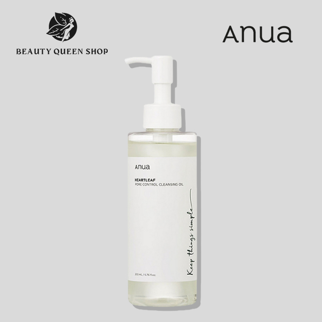 ANUA Heartleaf Pore Control Cleansing Oil 200ml คลีนซิ่งออยล์ ทําความสะอาดรูขุมขน 200 มล. พร้อมฟรี