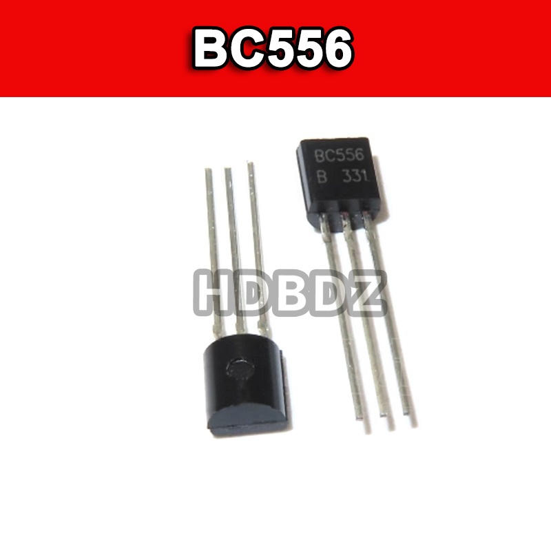 50~100PCS BC556 TO-92 BC556B 65V 100mA PNP Triode ทรานซิสเตอร์ IC