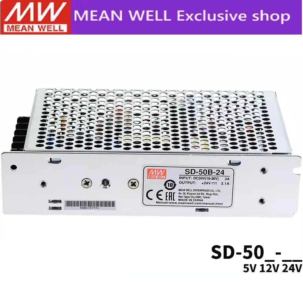 MEAN WELL SD-50 SD-50A-5 SD-50A-12 SD-50A-24 SD-50B-5 SD-50B-12 SD-50B-24 SD-50C-5 SD-50C-12 SD-50C-