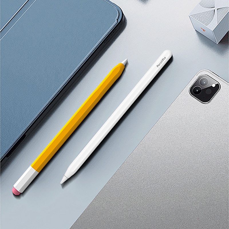 กล่องดินสอสําหรับ Apple Pencil Pro 2nd Color Matching Soft Silicone Ultra Thin Protective Cover - รูปที่ 7