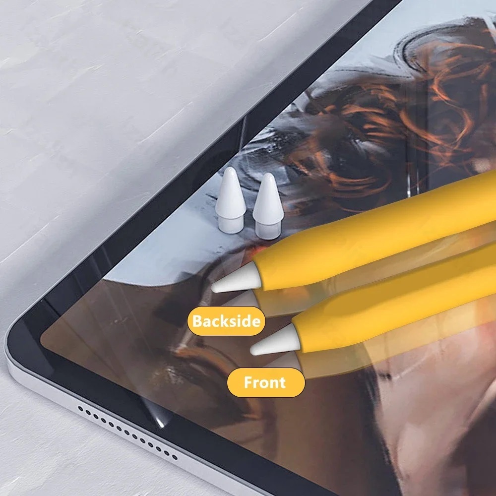 กล่องดินสอสําหรับ Apple Pencil Pro 2nd Color Matching Soft Silicone Ultra Thin Protective Cover - รูปที่ 4