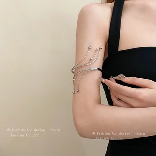 [จูวบิวตี้]ยุโรปและอเมริกาเปิดสร้อยข้อมือสไตล์โลหะเรียบง่ายเฉพาะปลอกแขนลมหนาวบุคลิกภาพเครื่องประดับขายส่ง
