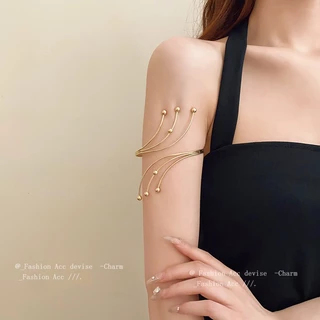 [จูวบิวตี้]ยุโรปและอเมริกาเปิดสร้อยข้อมือสไตล์โลหะเรียบง่ายเฉพาะปลอกแขนลมหนาวบุคลิกภาพเครื่องประดับขายส่ง