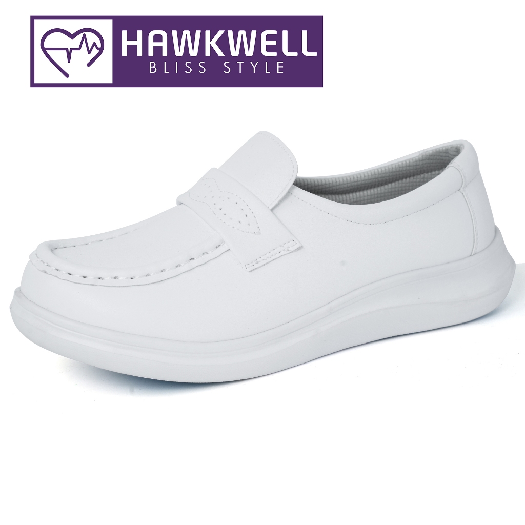 รองเท้าพยาบาลผู้หญิง Hawkwell Slip-On | กันลื่น เบา สบาย | สำหรับพยาบาล รุ่น Damita/6939