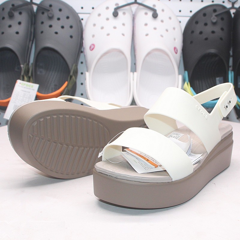 ต้นฉบับ 100% crocs ผู้หญิงรองเท้าแตะรองเท้าขนาดบวก 206453