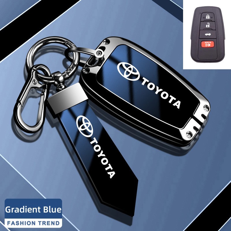 ฝาครอบป้องกันกุญแจรถ Toyota Cross Camry Corolla CHR RAV4 Prius Altis Land Cruiser Prado พร้อมท่อกุญแจ