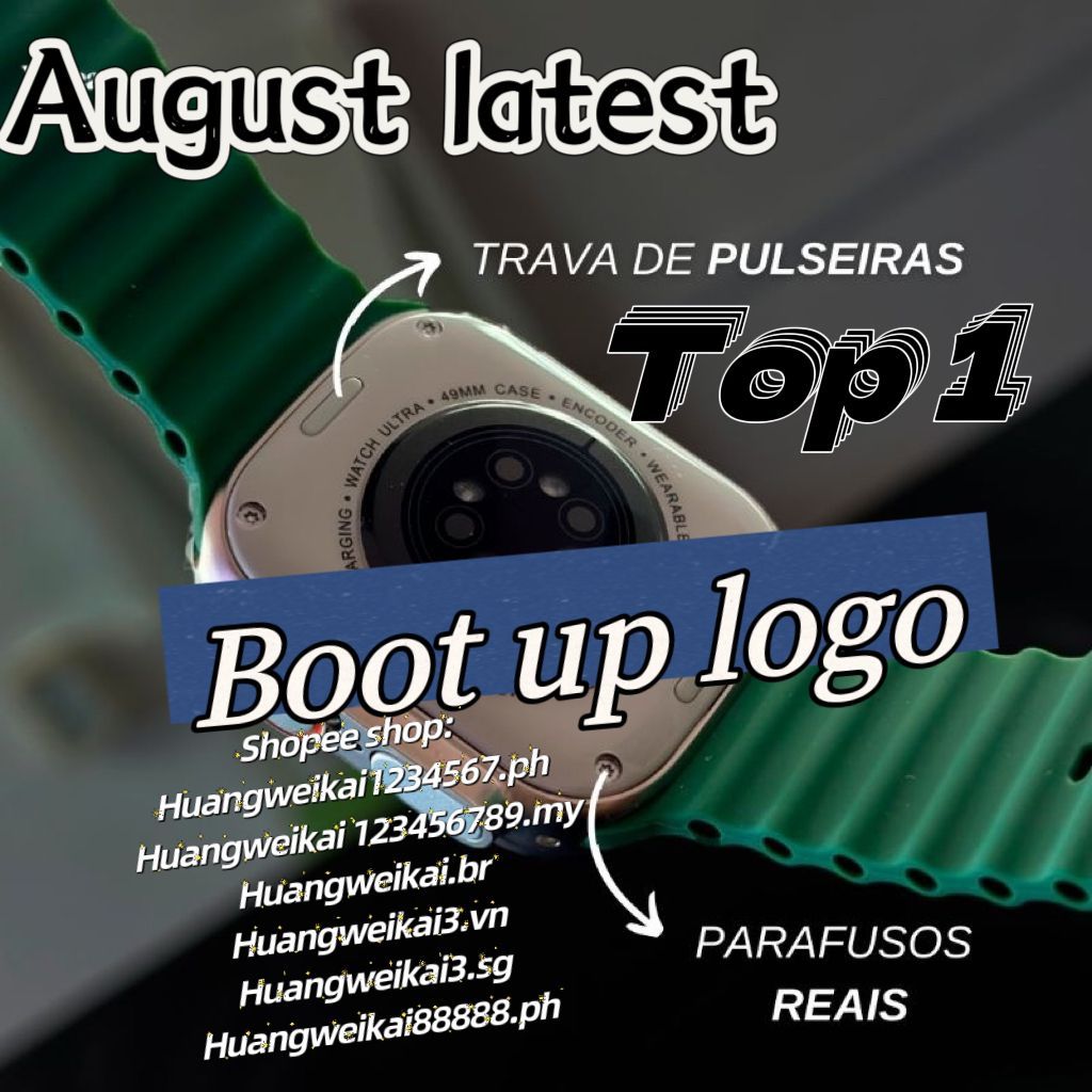 2025 Top AMOLED ultra 2  Smart watch 2.5 นิ้วพร้อม boot up logo vs hk9 ultra hk10 pro max hello butc