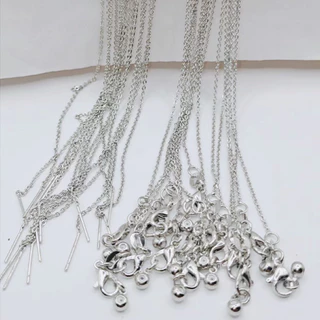 สร้อยคอโซ่เหล็กไทเทเนียม 1 มม. อเนกประสงค์ DIY