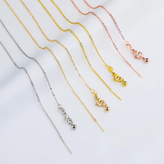 สร้อยคอโซ่เหล็กไทเทเนียม 1 มม. อเนกประสงค์ DIY
