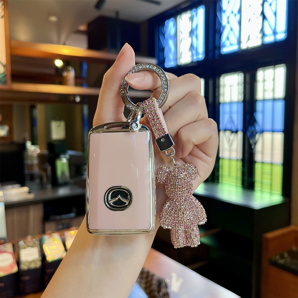 2/3 ปุ่ม Soft TPU รถ Remote Key สําหรับ Mazda 2 3 6 Atenza Axela Demio CX-5 CX5 CX7 CX-7 CX-3 CX3 CX