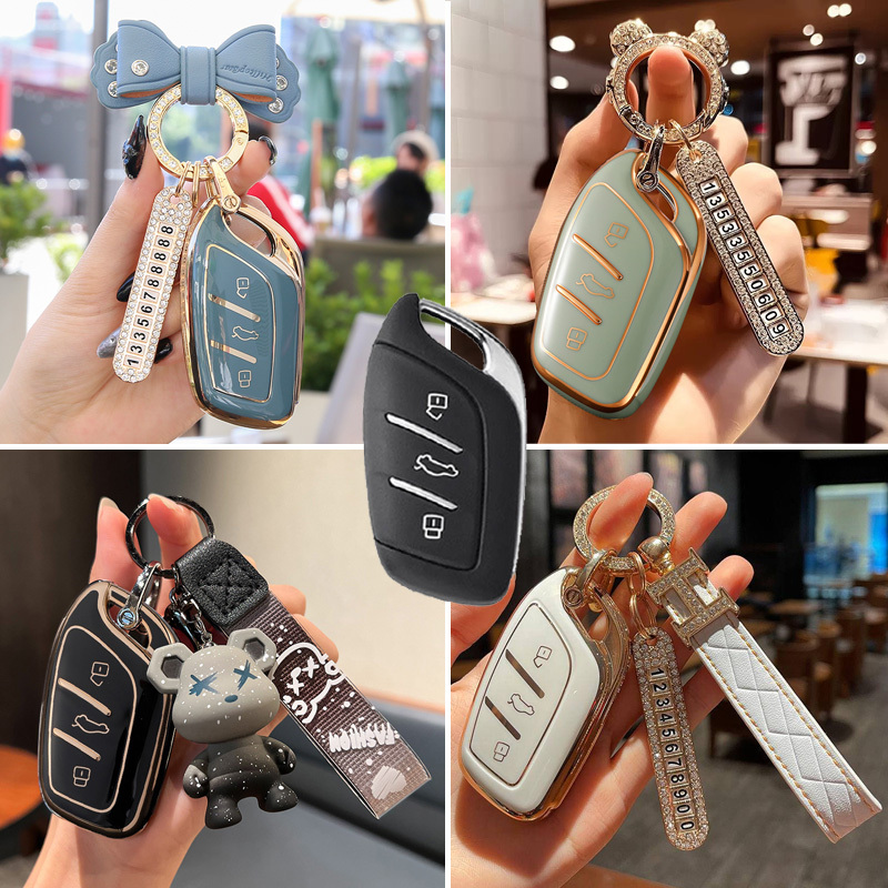 พร้อมส่ง เคสกุญแจรถยนต์ ลาย MG5 MG4 MG VS ZS hsezs EZS MG HS EV ปลอกกุญแจรถยนต์