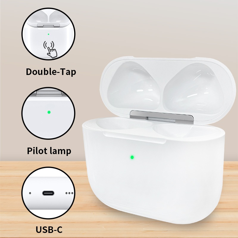 สําหรับ-airpods 4 620mAh กล่องชาร์จไร้สายเปลี่ยนหูฟังบลูทูธเคสชาร์จ - รูปที่ 2
