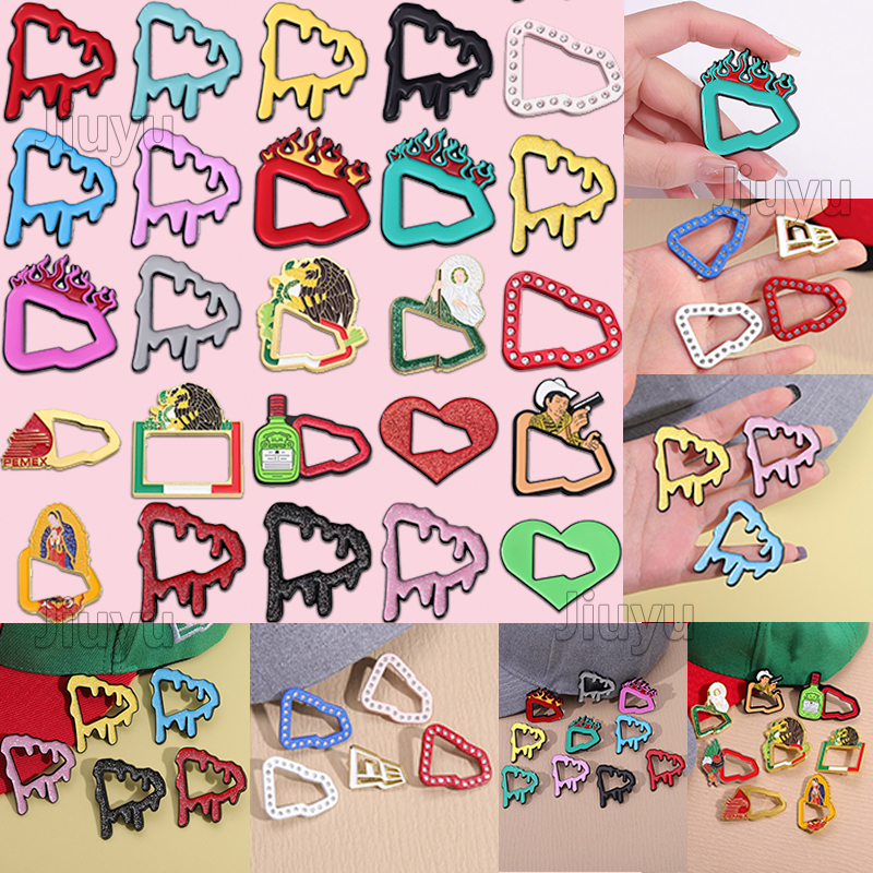 30 รูปแบบ New Era หมวก Pins โลหะเม็กซิกันการ์ตูน Pin เบสบอลหมวกเข็มกลัดตกแต่งป้าย Pin หมวกเสื้อผ้ากระเป๋าอุปกรณ์เสริม