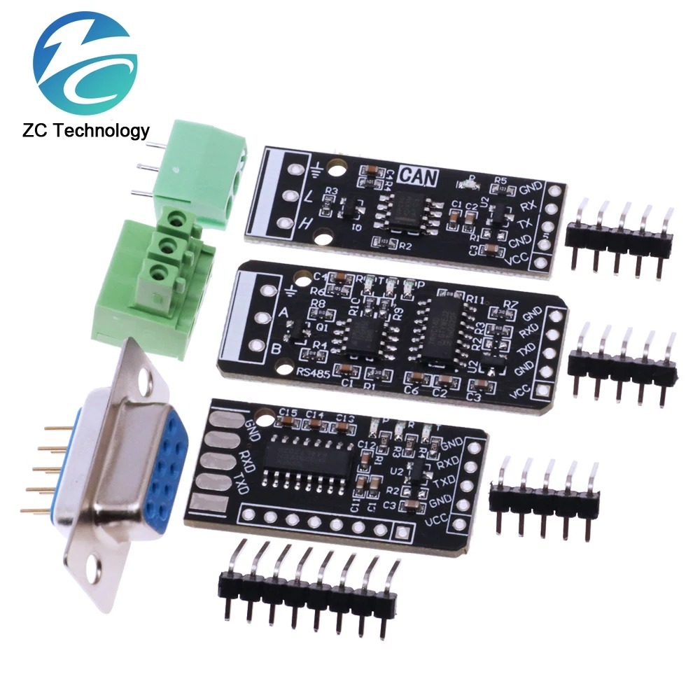 Rs232 RS485 สามารถเป็น TTL โมดูลการสื่อสาร โมดูลพอร์ตอนุกรม โมดูล CAN