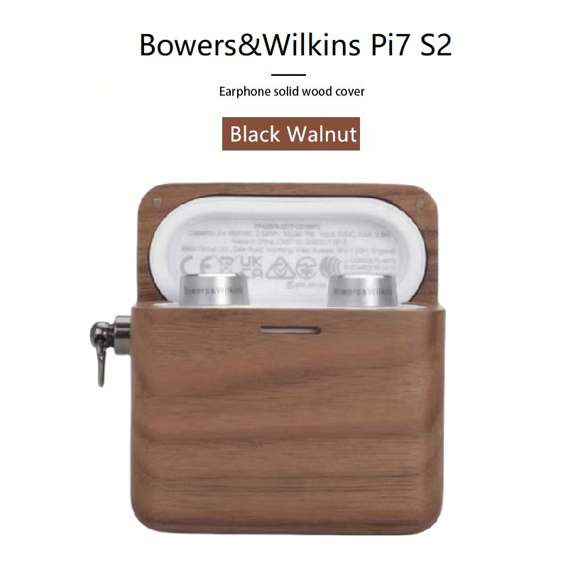 For Bowers&Wilkins (B&W) Pi7 S2 เคส,Handmade Solid Wood Case for B&W Pi7 S2/Pi7/Pi5/Pi5 S2